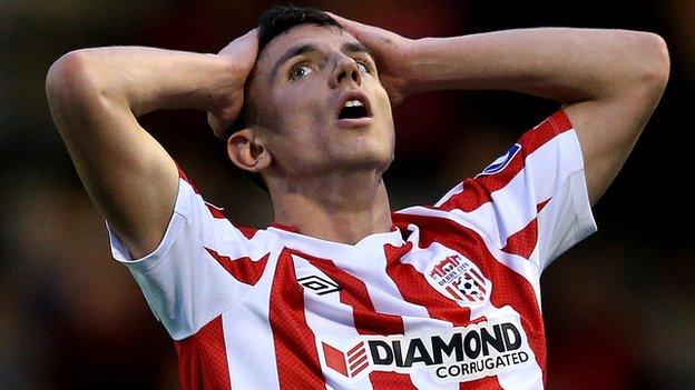 Enda Curran has left Derry City