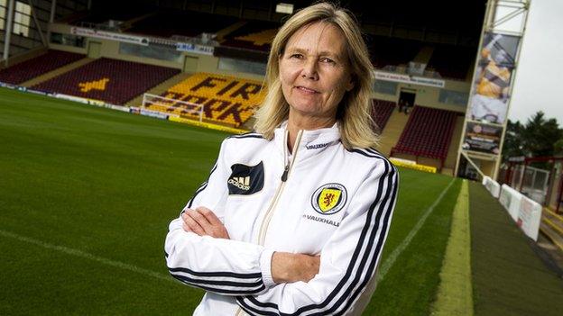 Scotland head coach Anna Signeul