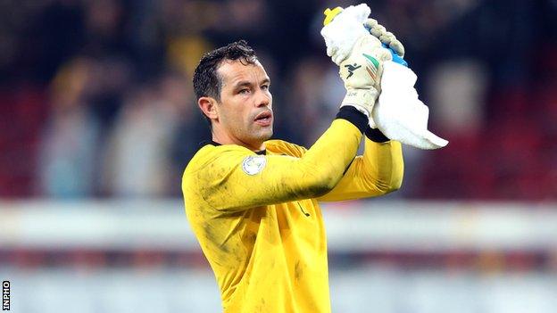 Republic of Ireland goalkeeper David Forde