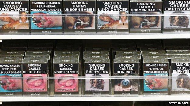 Cigarettes on sale in Australia