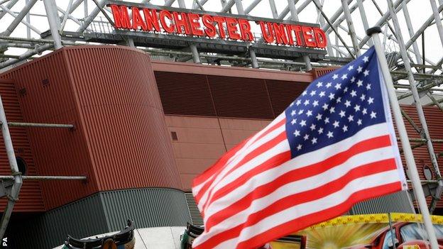 Manchester United United States flag