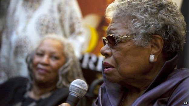 Toni Morrison and Maya Angelou