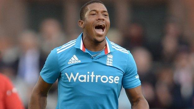 England's Chris Jordan