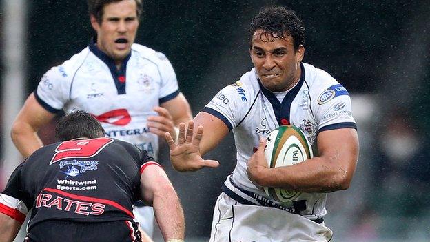 Bristol flanker Marco Mama