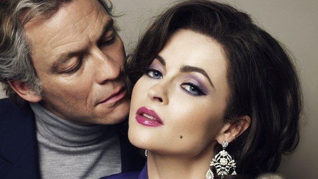 Dominic West and Helena Bonham Carter in Burton & Taylor