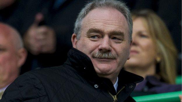 Hibs chairman Rod Petrie