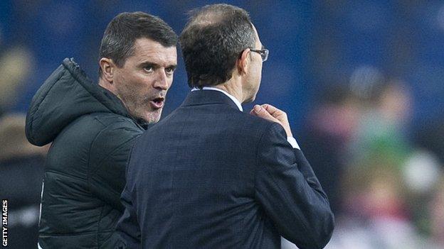 Roy Keane and Martin O'Neill