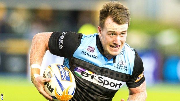 Glasgow Warriors full-back Stuart Hogg