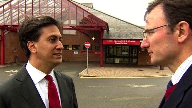 Ed Miliband and James Landale