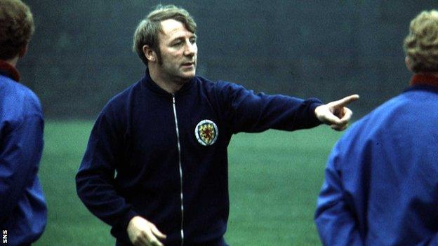 Former Scotland manager Tommy Docherty