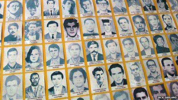 Pictures showing some of the dead and disappeared