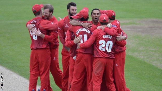 Lancashire celebrate