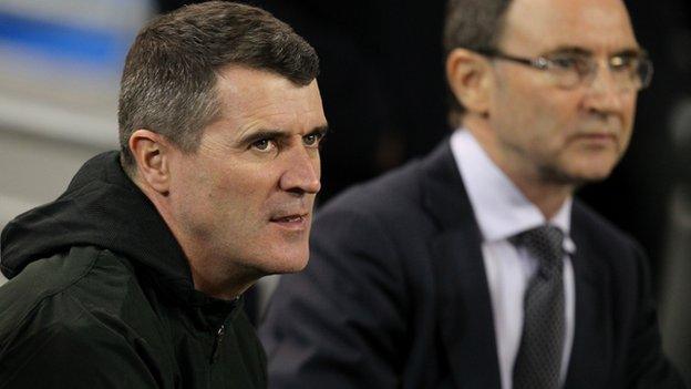 Roy Keane and Martin O'Neill