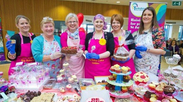 Kate Granger at a cake fundraising event