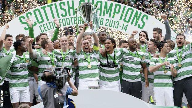 Celtic have been Scottish champions for three years running