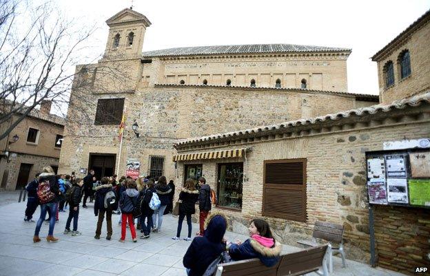 The 'El Transito' synagogue and Sephardic Museum in Toledo