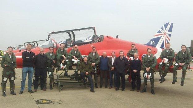 Red Arrows with former team members