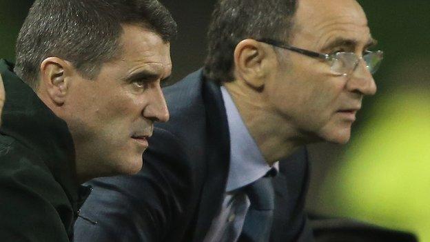 Roy Keane and Martin O'Neill