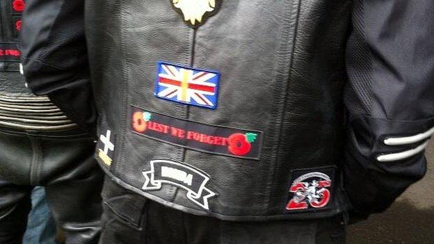 Lest We Forget motto on jacket