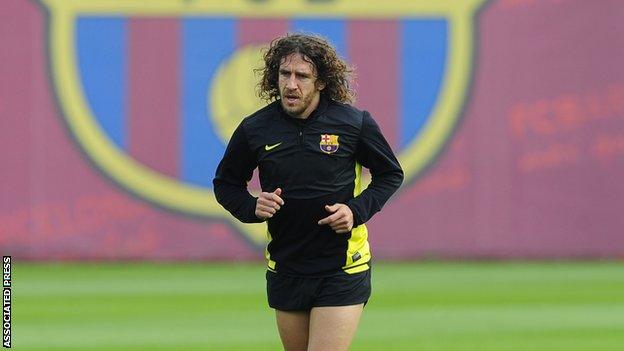 Barcelona's Carles Puyol