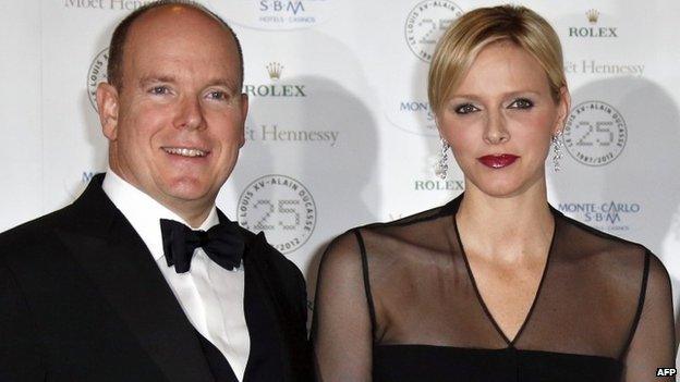 Prince Albert and Princess Charlene ( Nov, 2012)