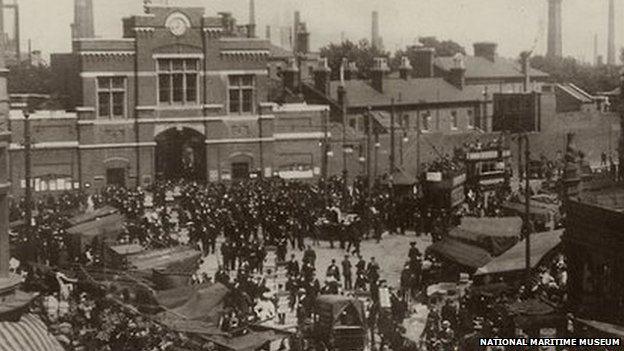 Beresford Square outside Royal Arsenal