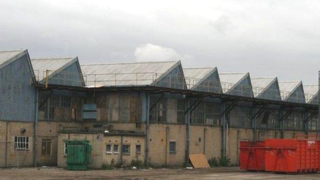 Derelict Arsenal buildings