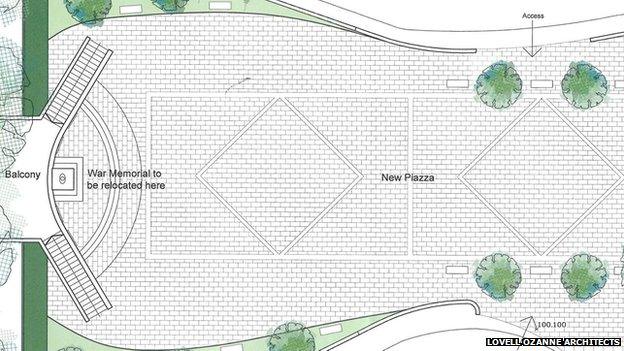 War memorial plan