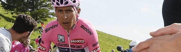 Nairo Quintana of Movistar