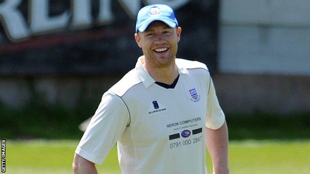 Andrew Flintoff playing for St Annes