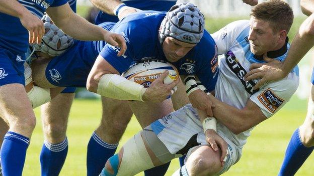 Leinster try scorer Shane Jennings