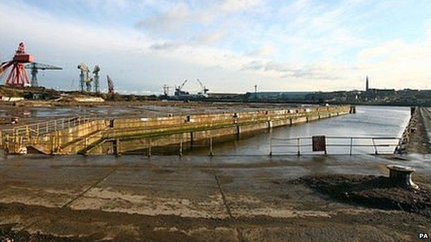 Swan Hunter in 2008