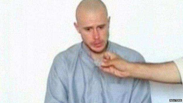 Still image taken from video of Sgt Bowe Bergdahl 19 July 2009