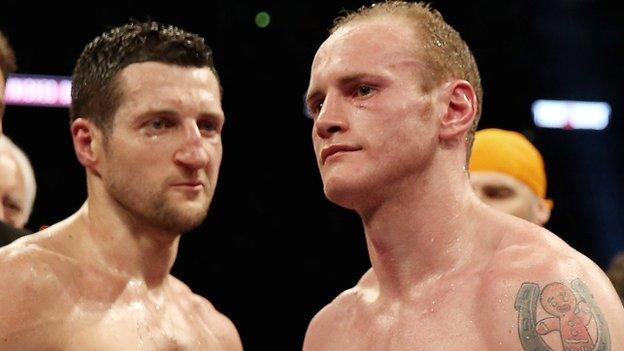 Carl Froch and George Groves