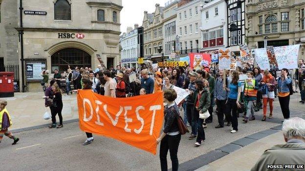 Protest in Oxford on Saturday