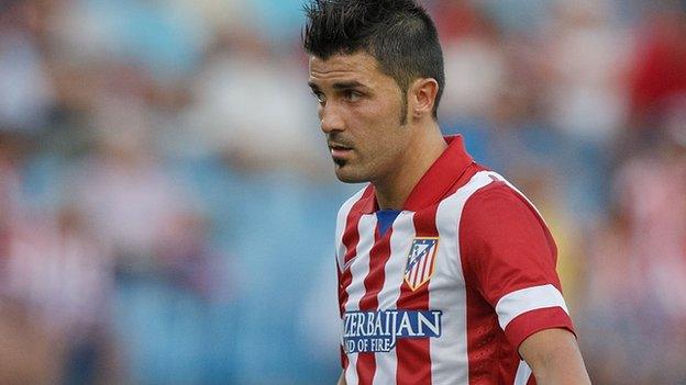 Spain striker David Villa is leaving Atletico Madrid