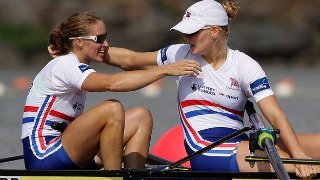 Helen Glover and Polly Swann