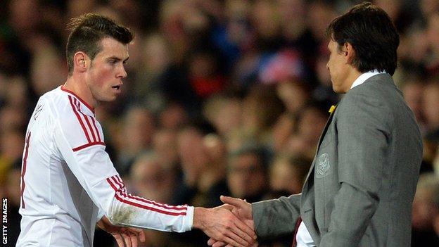 Gareth Bale and Chris Coleman