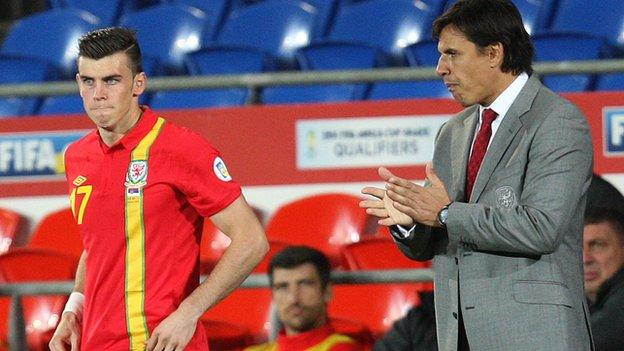 Gareth Bale and Chris Coleman