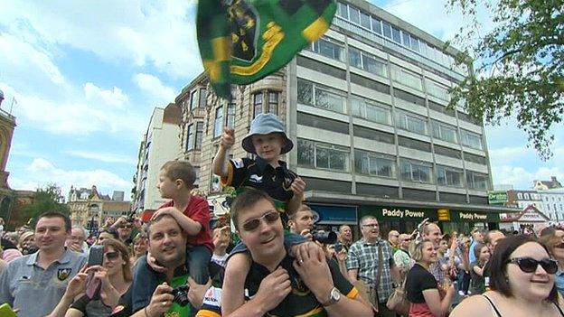 Northampton Saints fans