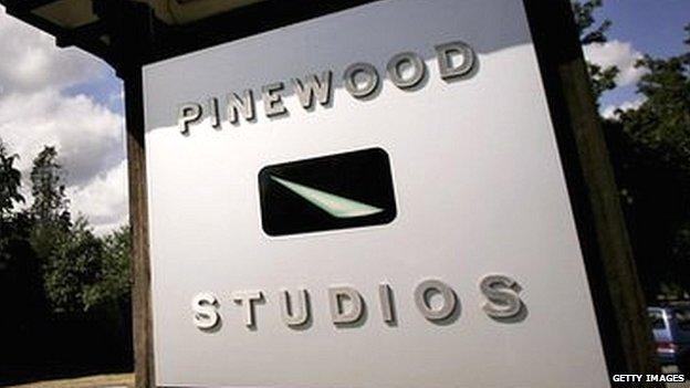 Exterior of Pinewood studio