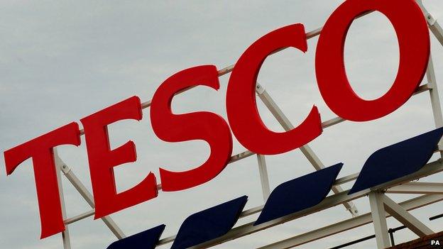 Tesco sign