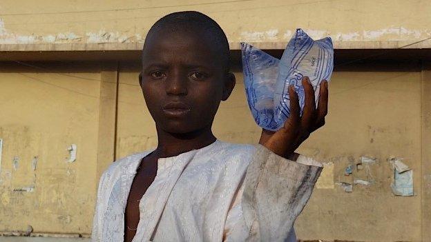 Water vendor in Kano