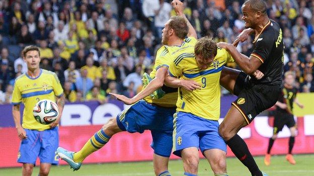 Vincent Kompany of Belgium