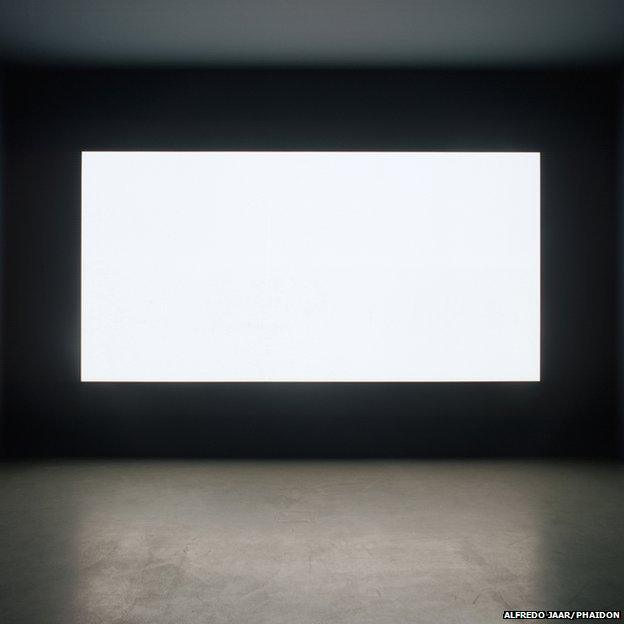 Lament of the Images (detail), 2002 by Alfredo Jaar