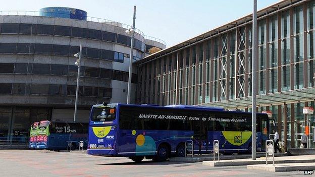 Marseille coach station (1 June 2014)