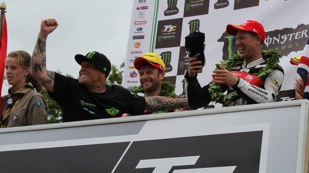 Supersport podium