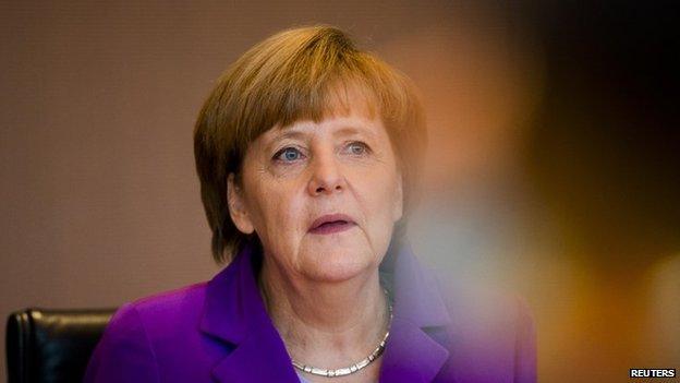 German Chancellor Angela Merkel