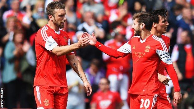 Rickie Lambert and Adam Lallana