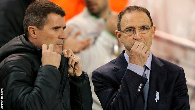 Roy Keane and Martin O'Neill